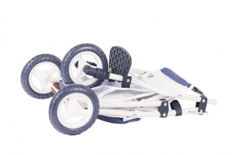 Produktbild Götz - 3-Rad Puppen-Buggy Spotty Blue 3 von 5
