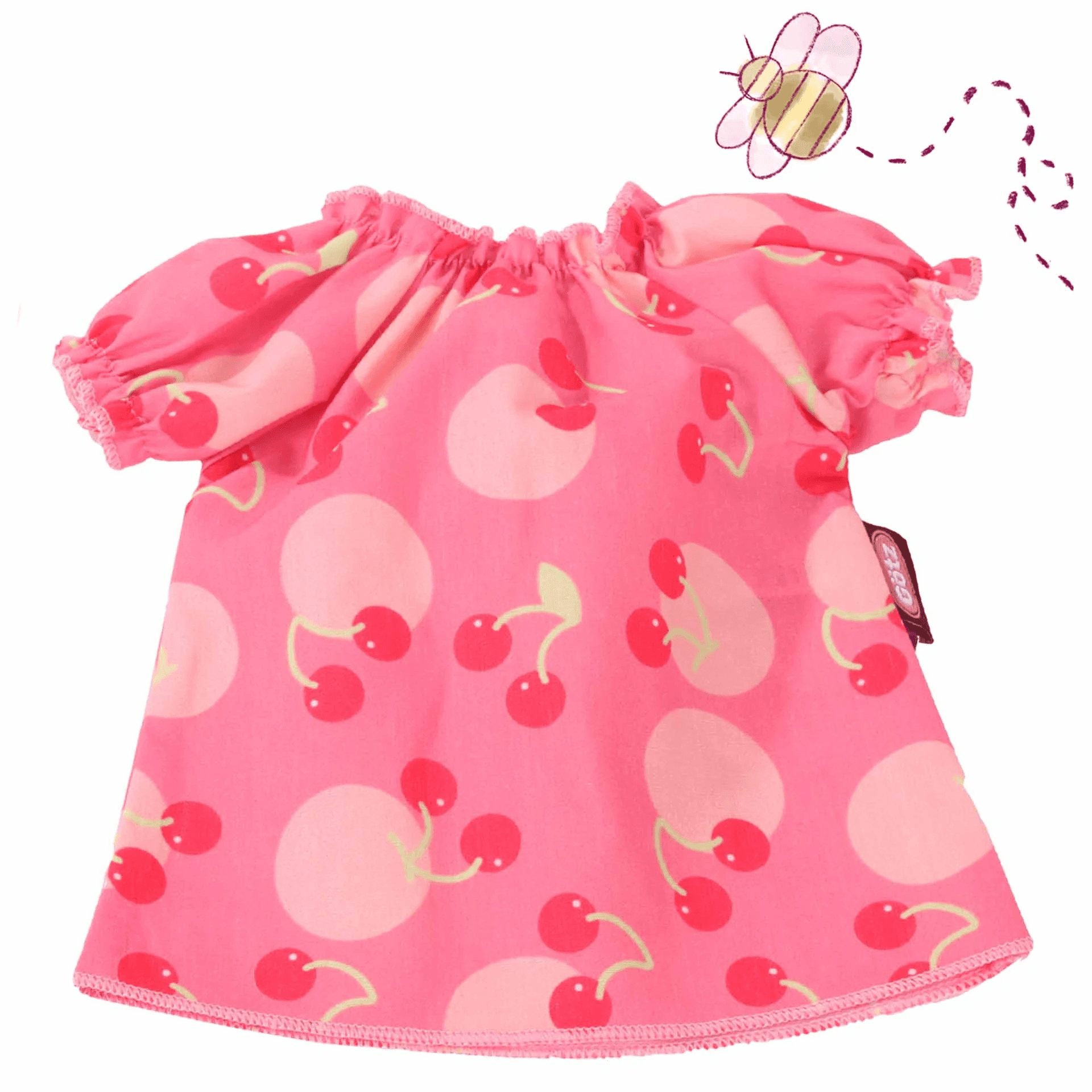 Götz - Puppenkleid Dotty – Lässiges Puppenkleid aus der Basic‑Boutique für Puppen 30–36 cm