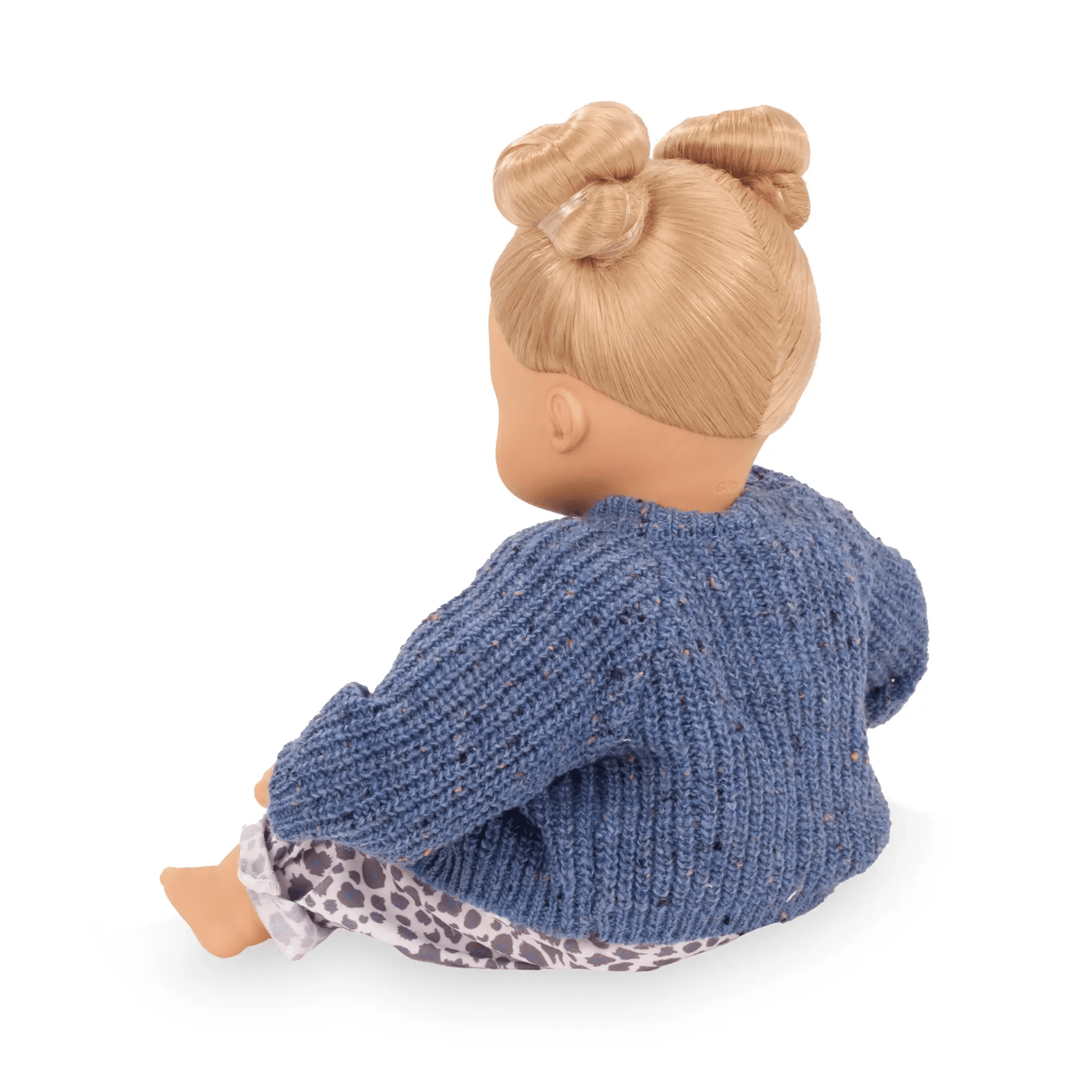 Götz Babykombi Blue Tiger Gr. S, 4-teiliges Puppenkleidungs-Set für Babypuppen 30–33 cm