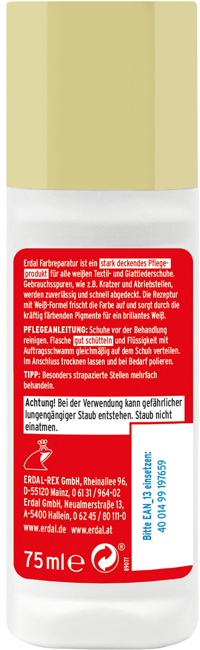 Produktbild Erdal Farb-Reparatur deckweiß 75 ml 2 von 2