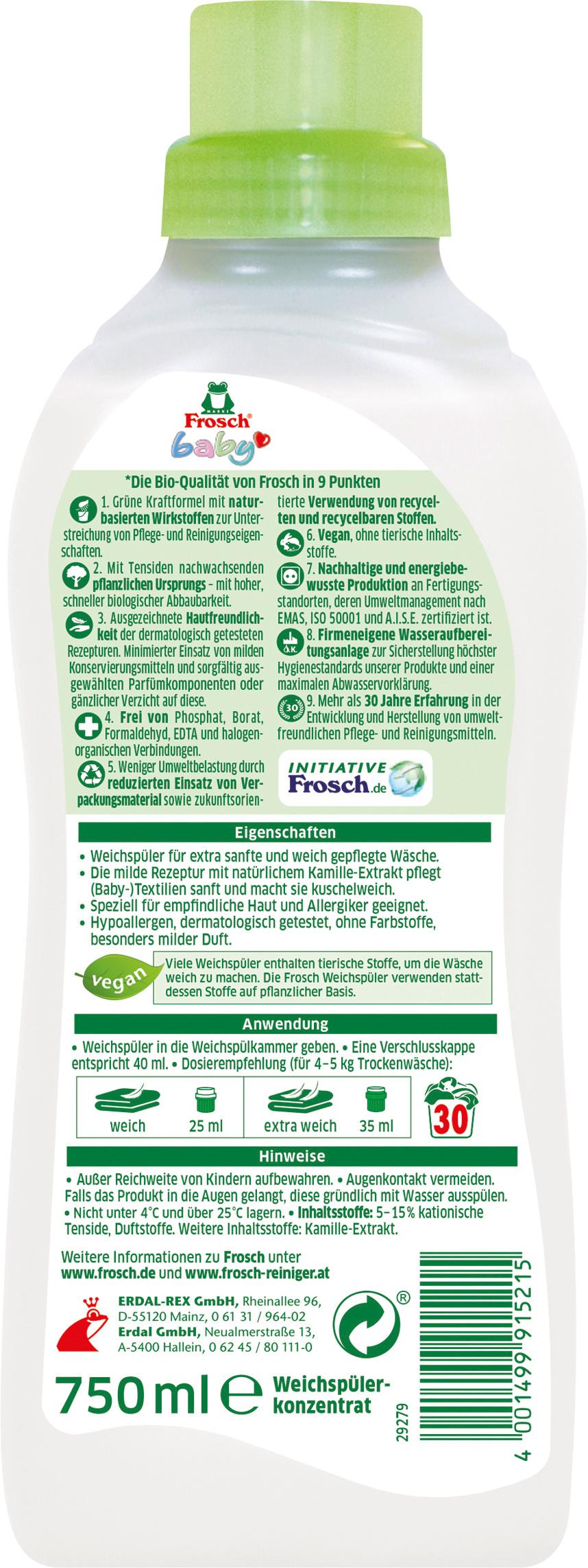 Produktbild Frosch Baby Wäsche-Spüler 750 ml 2 von 6