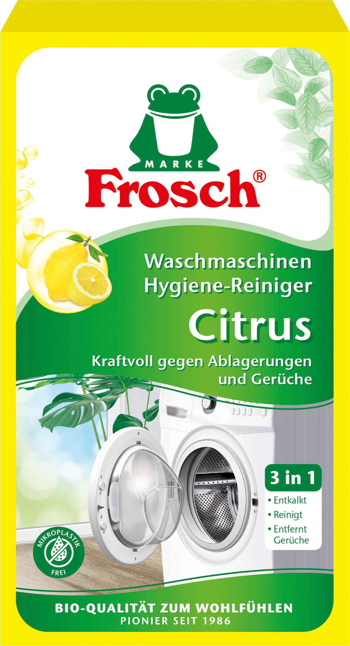 Frosch Citrus Waschmaschinen Hygiene-Reiniger
