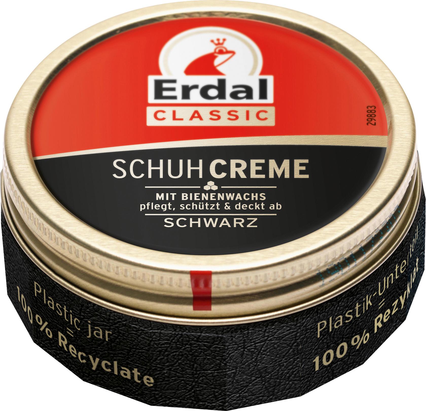 Erdal Schuhcreme Dose schwarz