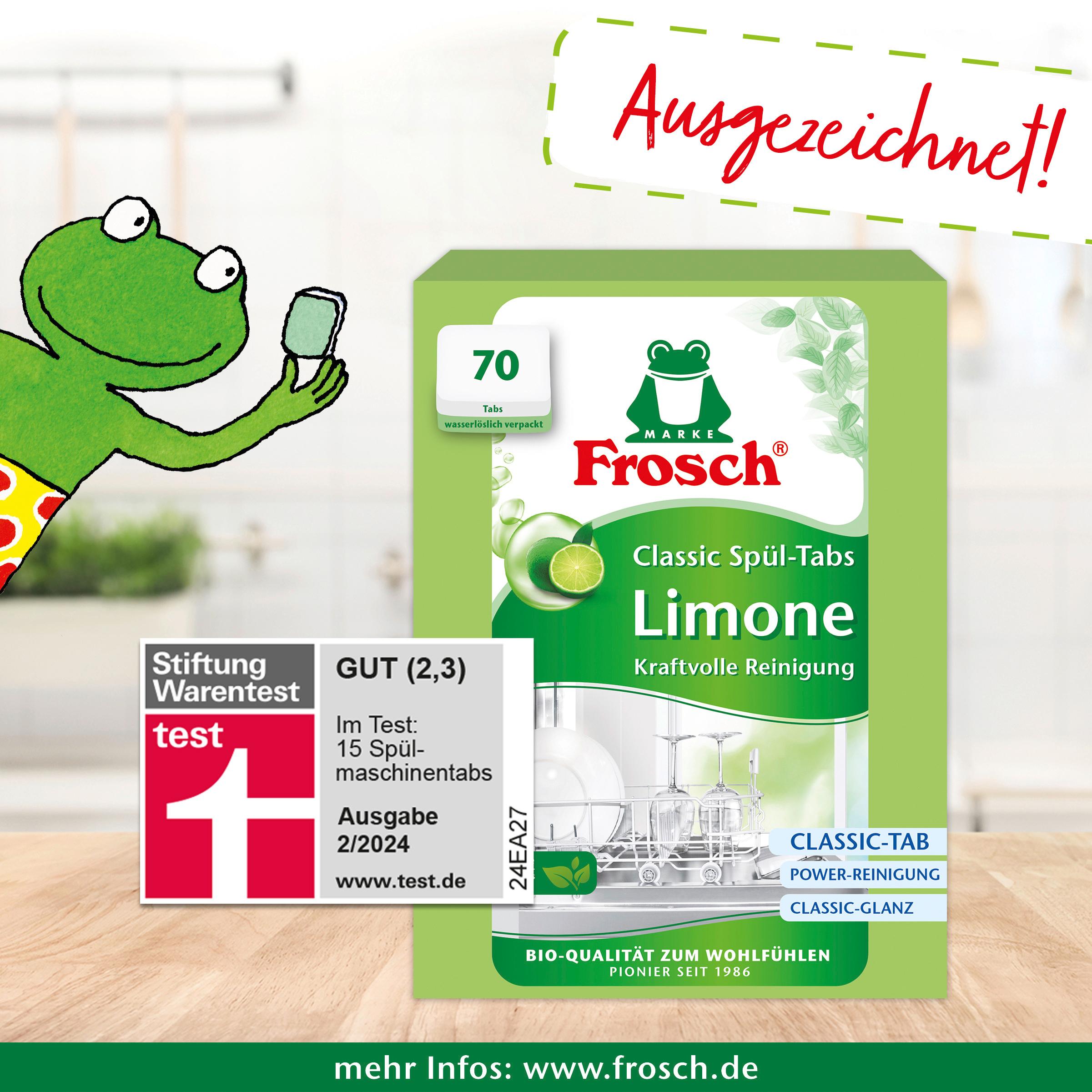 Produktbild Frosch Limonen Classic Spül-Tabs 3 von 3