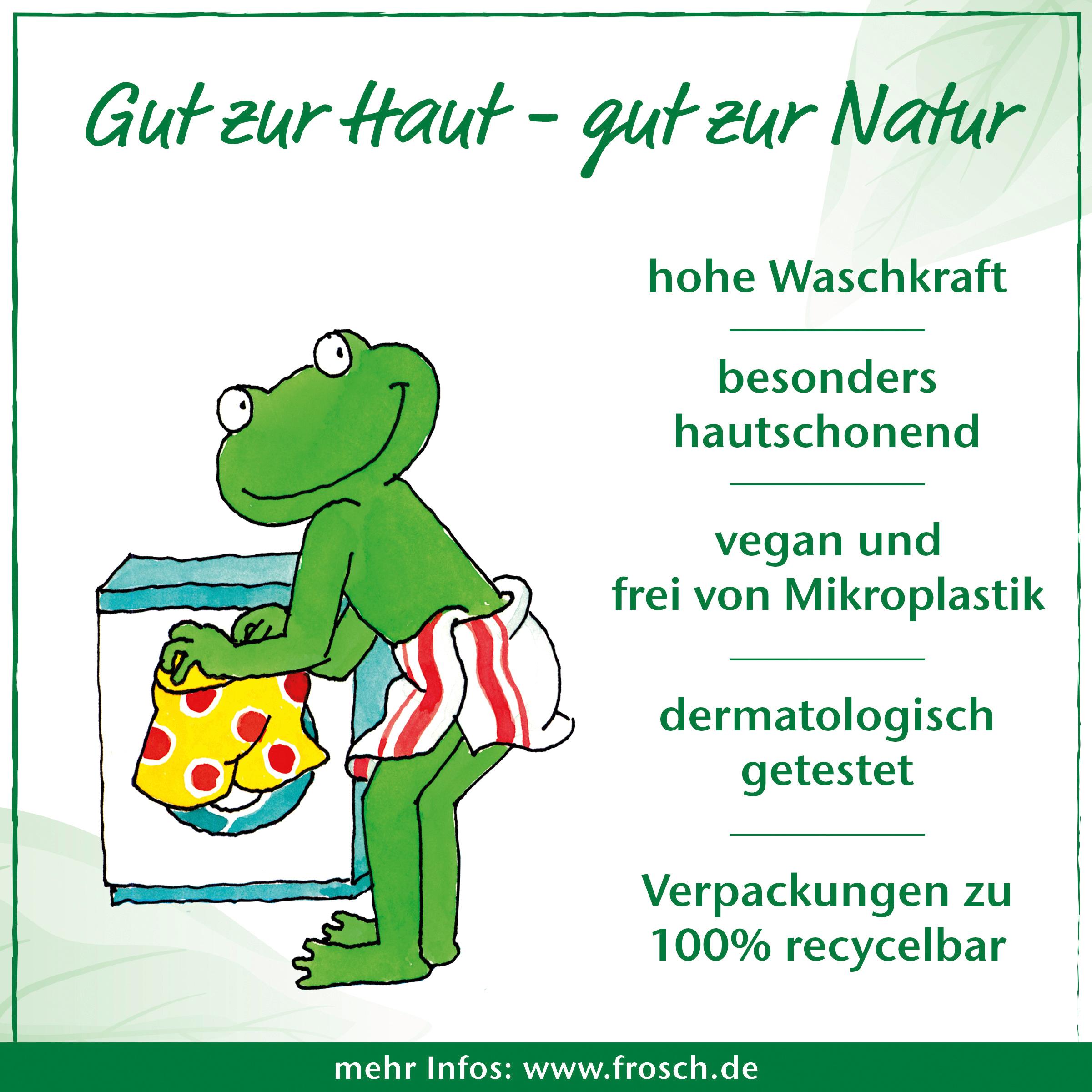 Produktbild Frosch Bunt-Waschpulver Granatapfel 2 von 2
