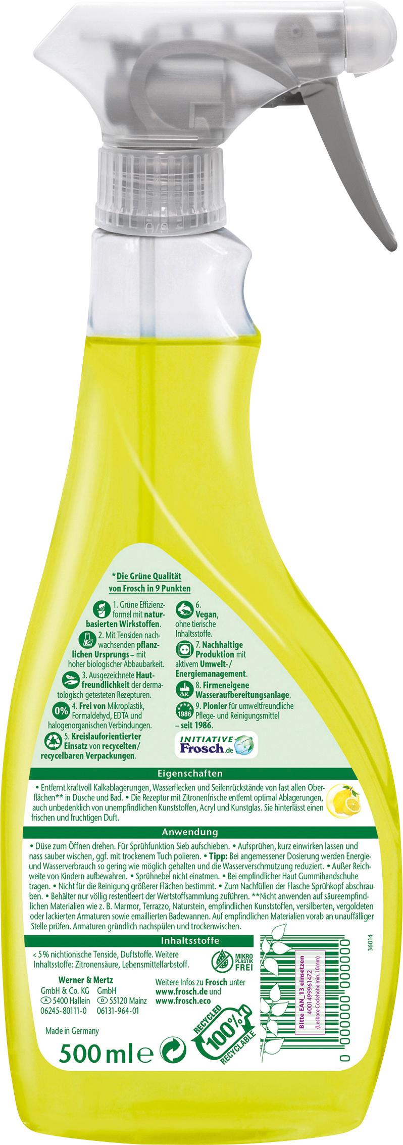 Produktbild Frosch Dusche&Bad-Reiniger 2 von 5
