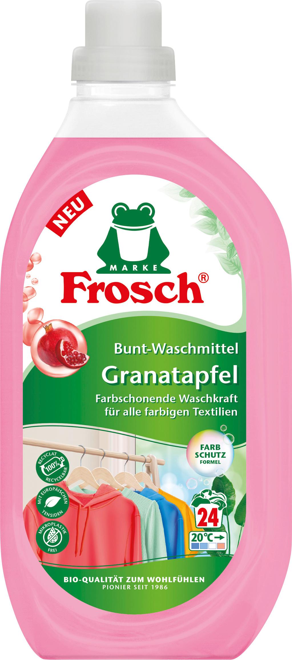 Frosch Bunt-Waschmittel Granatapfel