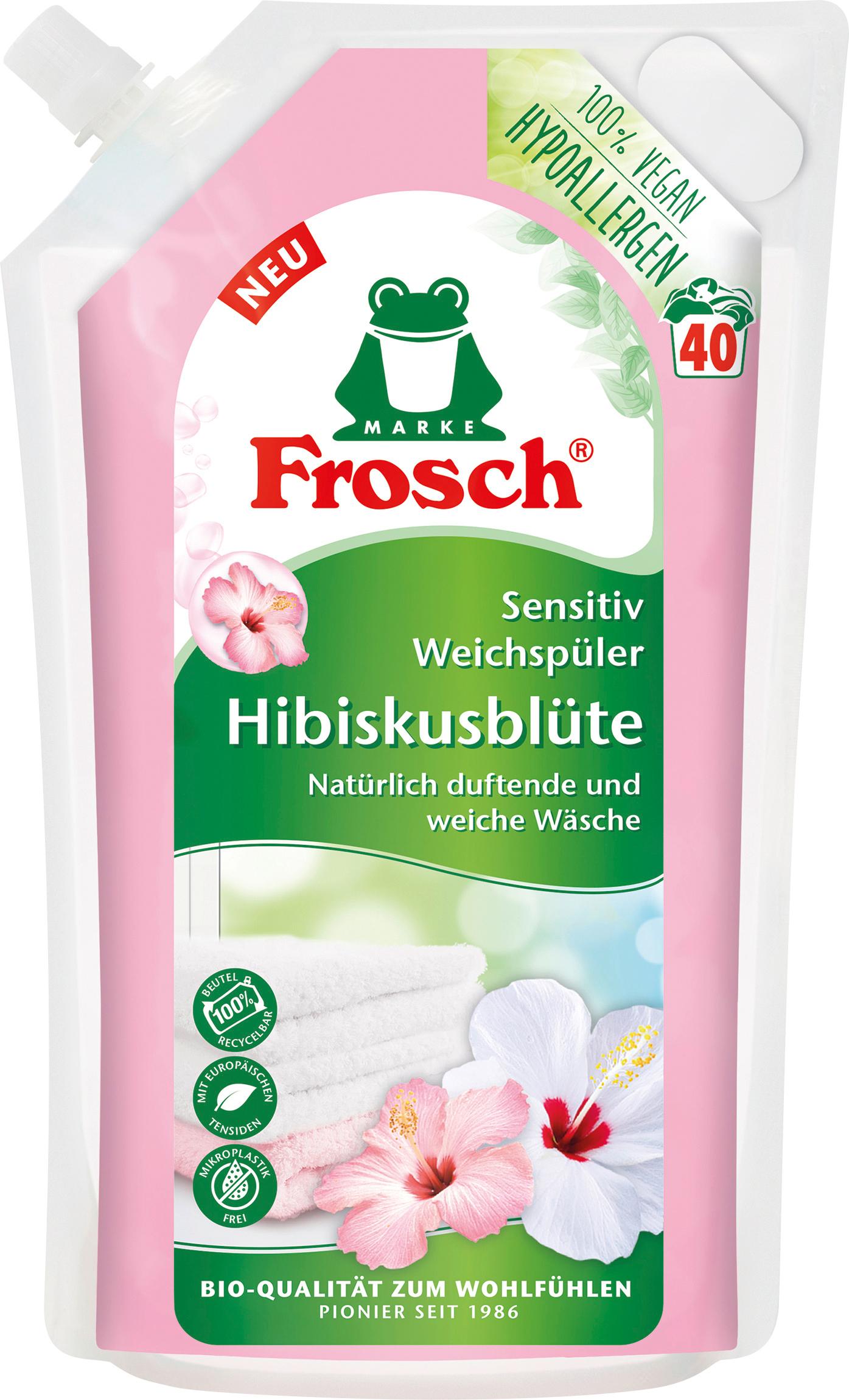 Frosch Sensitiv Weichspüler Hibiskusblüte