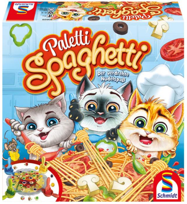 Schmidt Spiele - Paletti Spaghetti - Der verdrehte Nudelspaß
