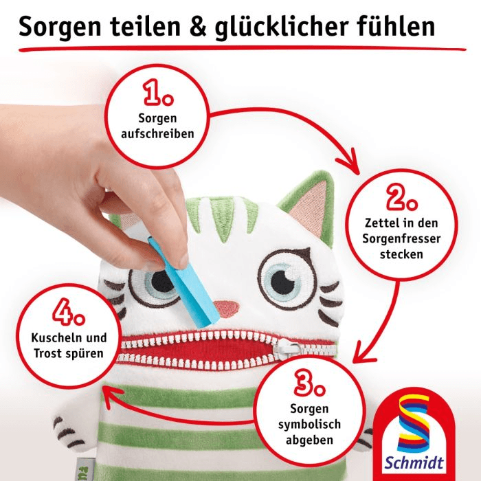 Schmidt Spiele - Sorgenfresser: Fumi, 24 cm, Plüsch