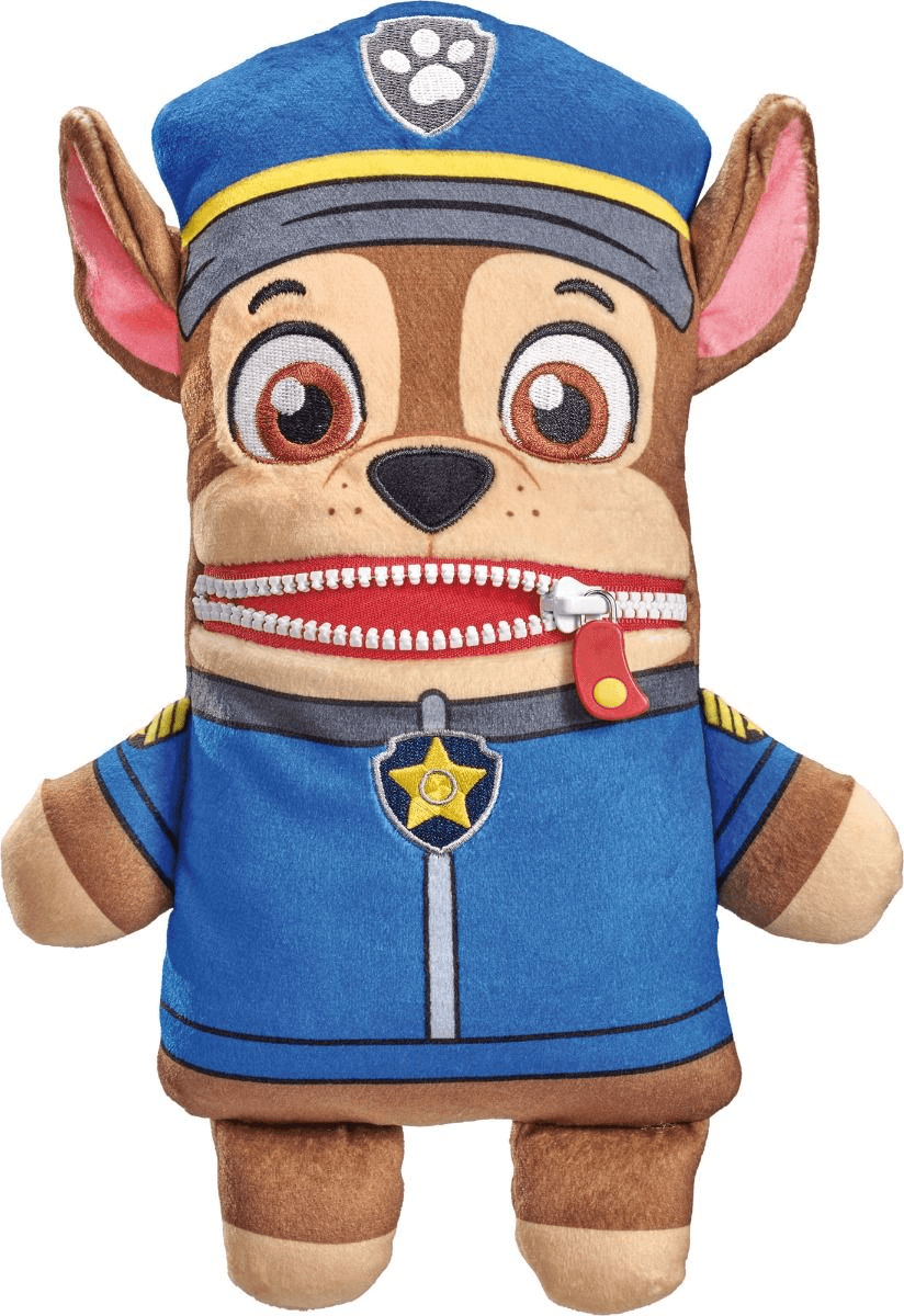 Schmidt Spiele - Sorgenfresser - PAW Patrol Chase Plüschfigur 28 cm – Kuscheltier zum Trösten und Liebhaben
