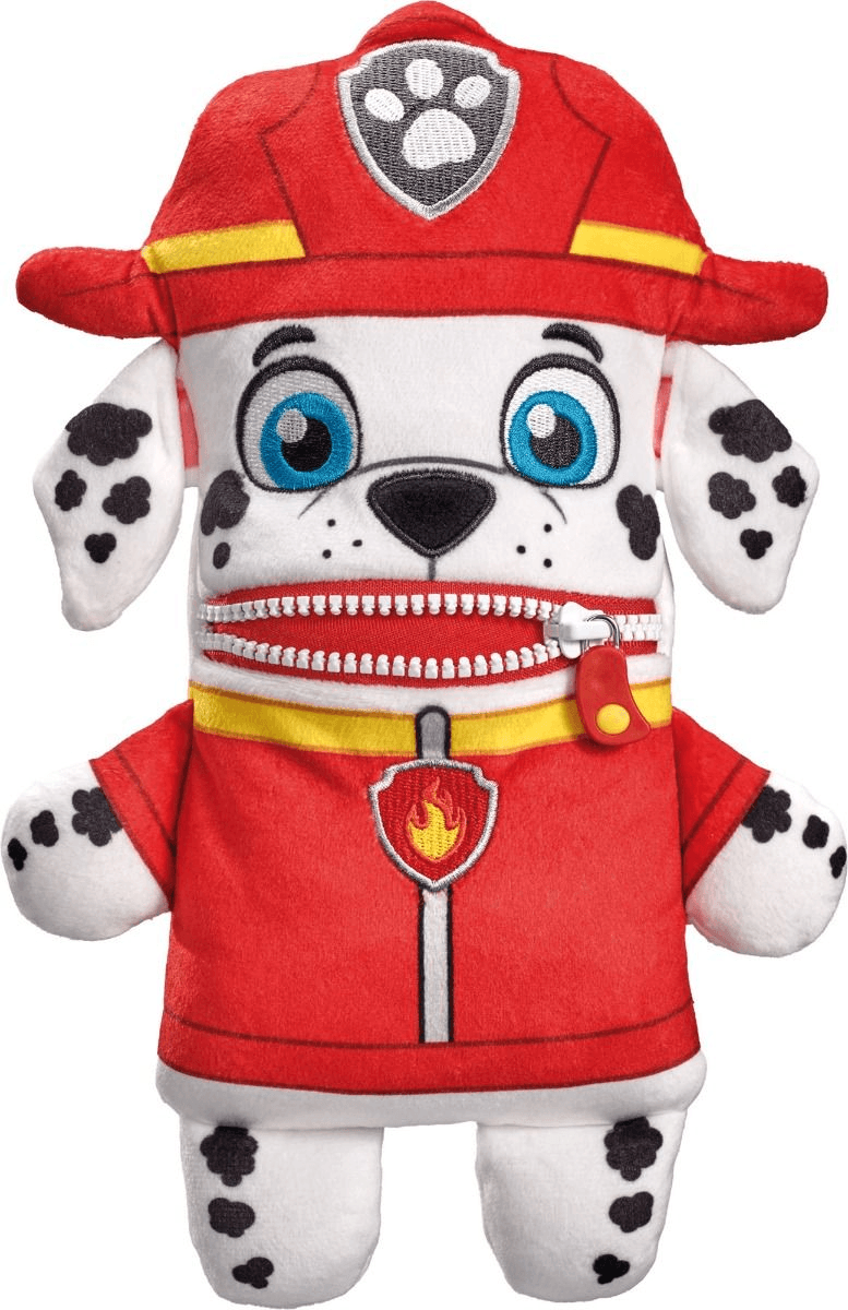 Schmidt Spiele - Sorgenfresser - PAW Patrol Marshall Plüschfigur 29 cm – Kuscheltier zum Trösten und Liebhaben