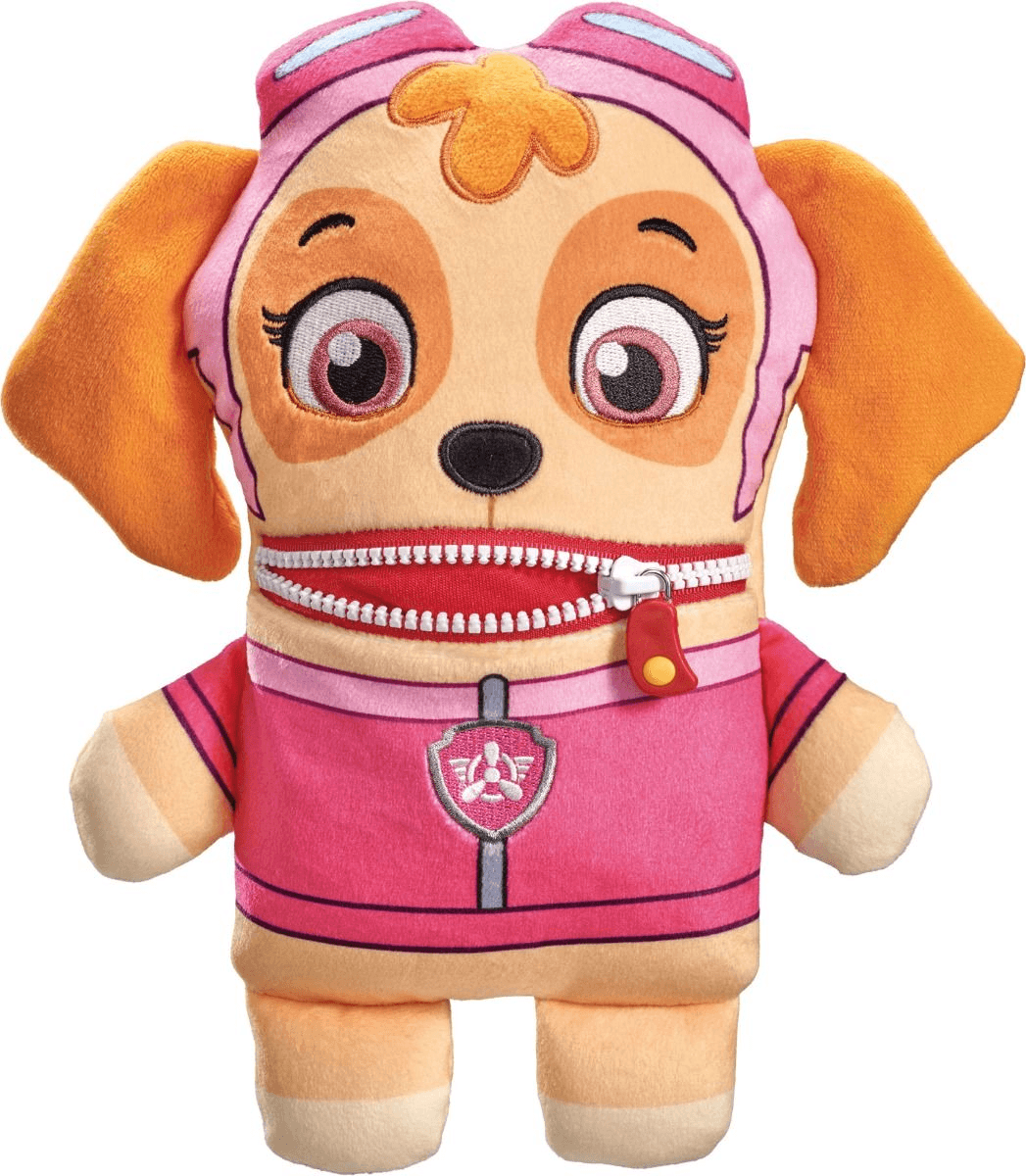 Schmidt Spiele - Sorgenfresser - PAW Patrol Skye Plüschfigur 26 cm – Kuscheltier zum Trösten und Liebhaben