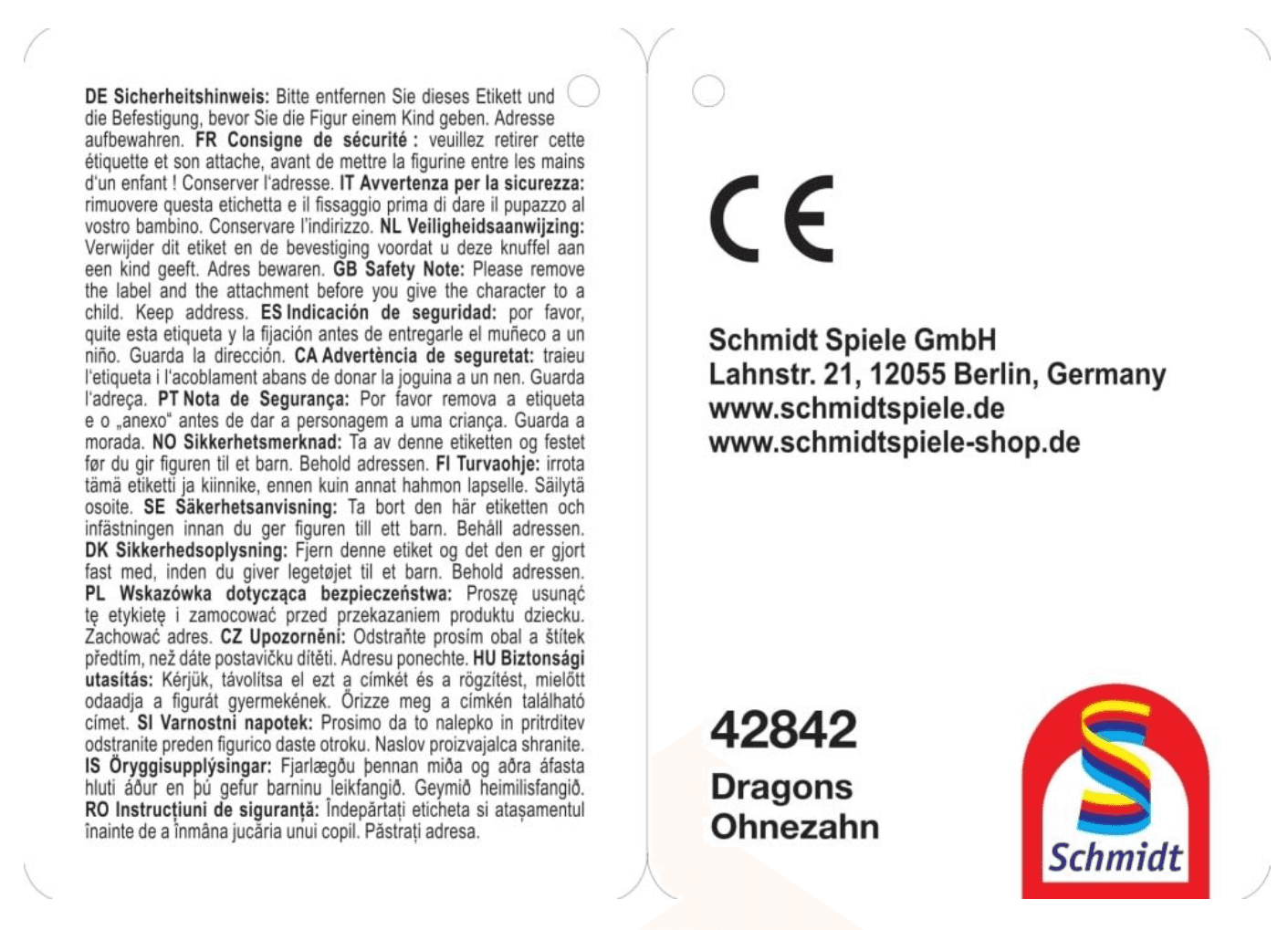 Produktbild Schmidt Spiele - DRAGONS: Ohnezahn, 30 cm, Plüsch 2 von 5