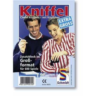 Produktbild Schmidt Spiele - Kniffel - Großer Kniffelblock 2 von 2