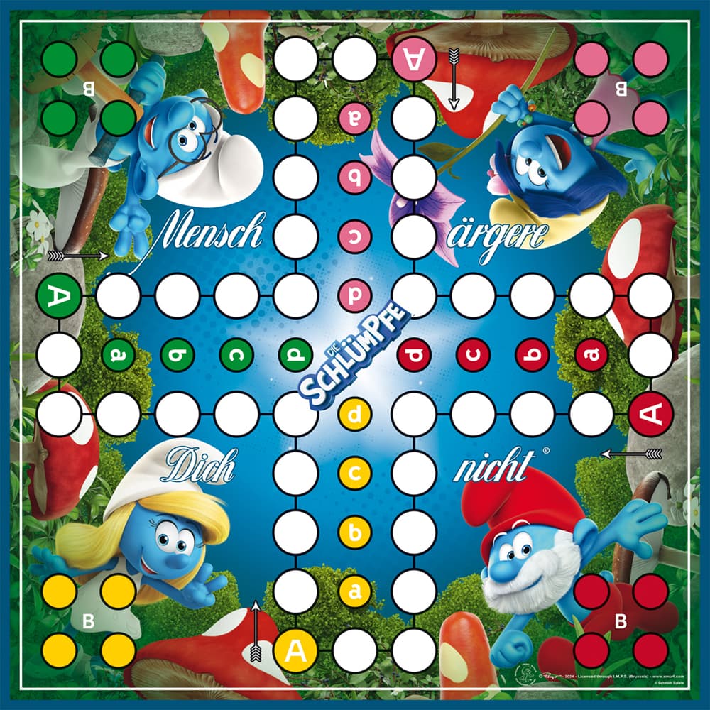 Produktbild Schmidt Spiele - Mensch ärgere Dich nicht®: Die Schlümpfe, Familienspiel 3 von 4