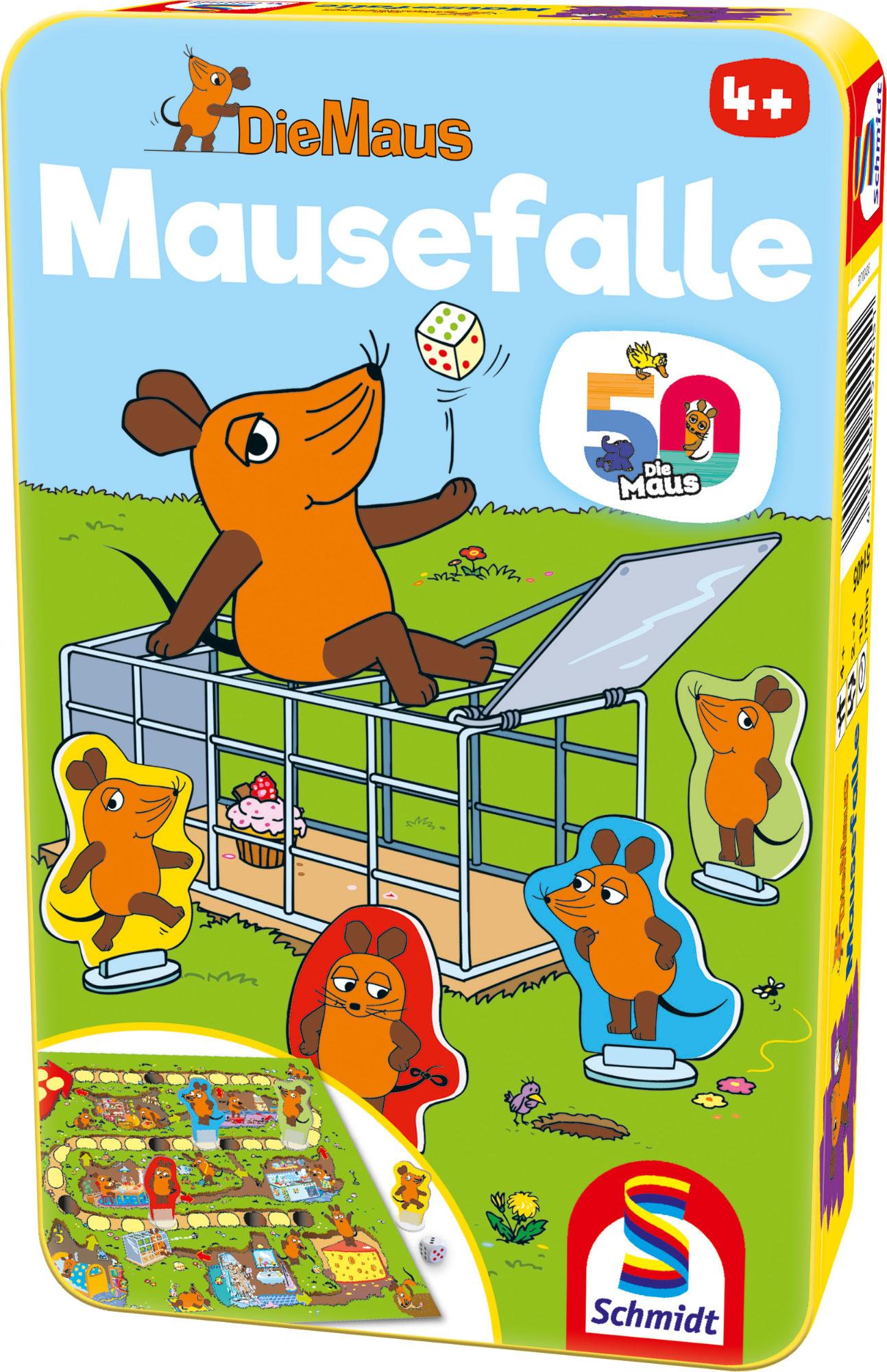Schmidt Spiele Kinderspiele Die Maus, Mausefalle 51405
