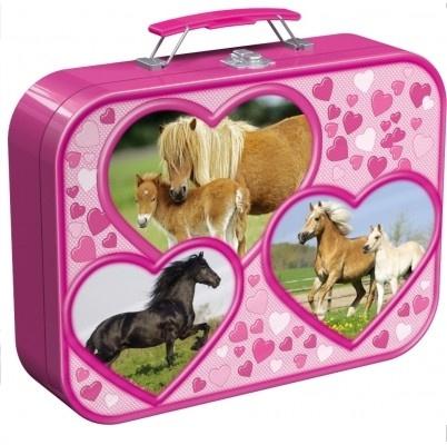Produktbild Schmidt Spiele - Puzzle - Puzzle-Box im Metallkoffer - Pferde, 2x26, 2x48 Teile 6 von 6