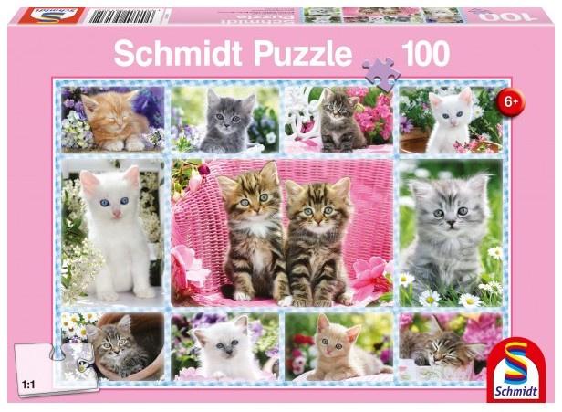 Produktbild Schmidt Spiele - Kinderpuzzle - Katzenbabys, 100 Teile 2 von 4