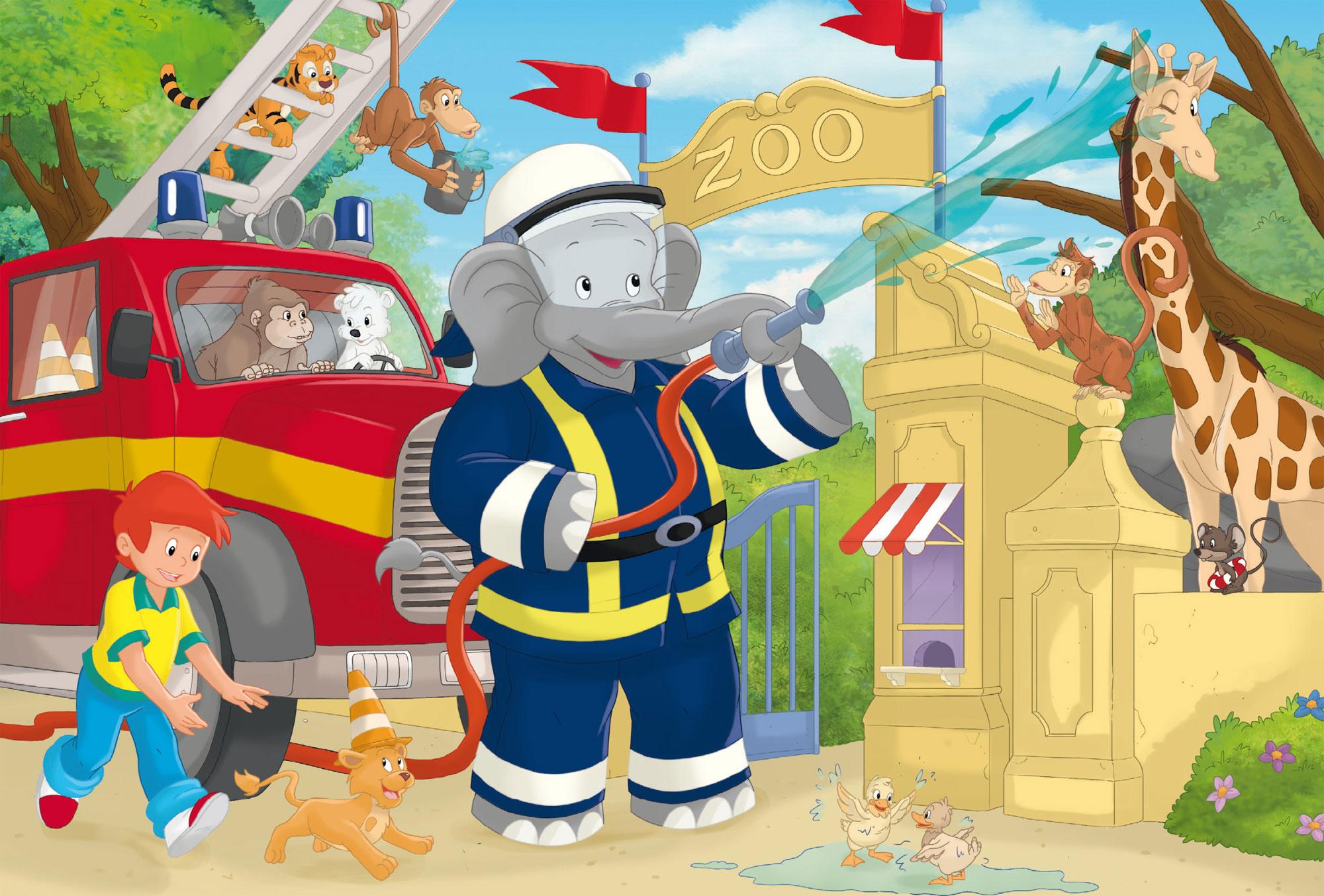 Produktbild Schmidt Spiele Kinderpuzzle Immer im Einsatz, 3 x 48 Teile 56209 3 von 4