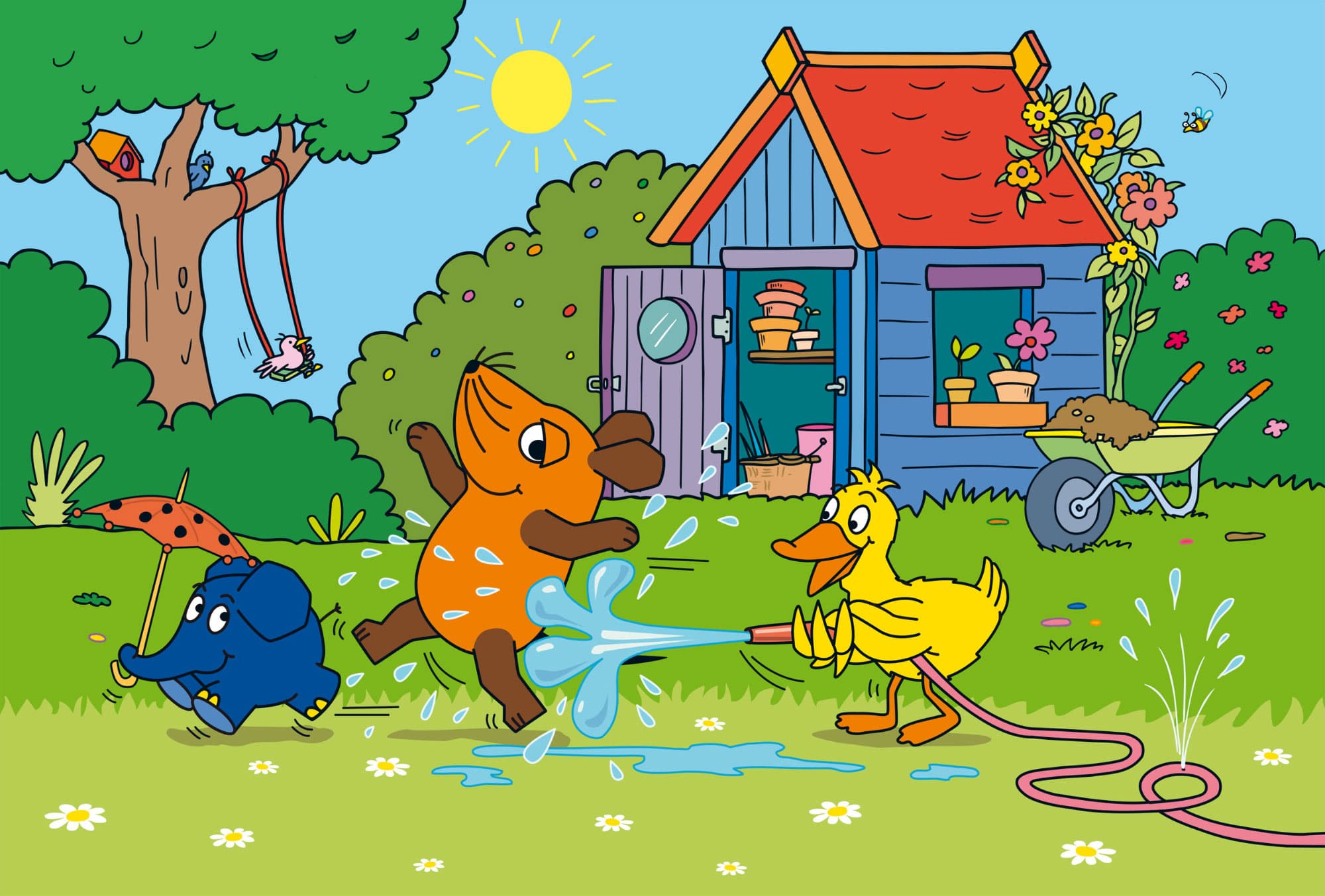 Produktbild Schmidt Spiele Kinderpuzzle Viel Spaß mit der Maus, 3x48 Teile 56213 2 von 4