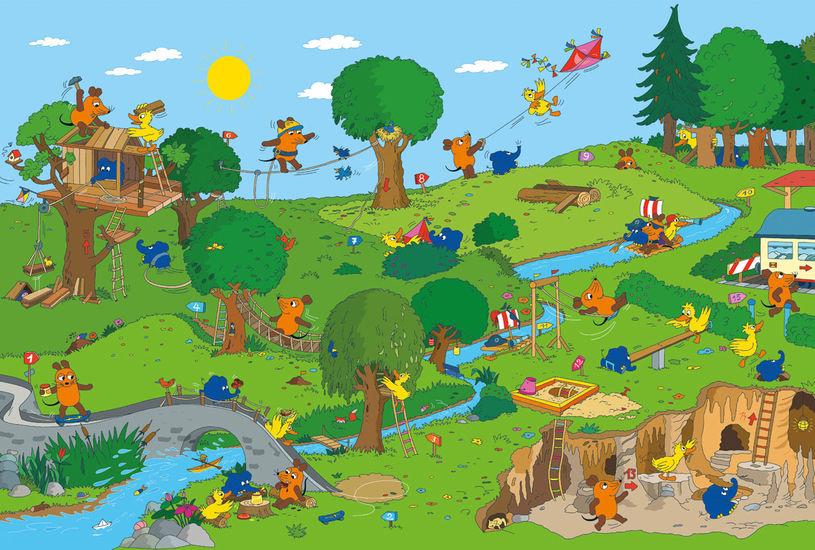 Produktbild Schmidt Spiele - Kinderpuzzle - Die Maus - Im Spielpark, 100 Teile 2 von 2
