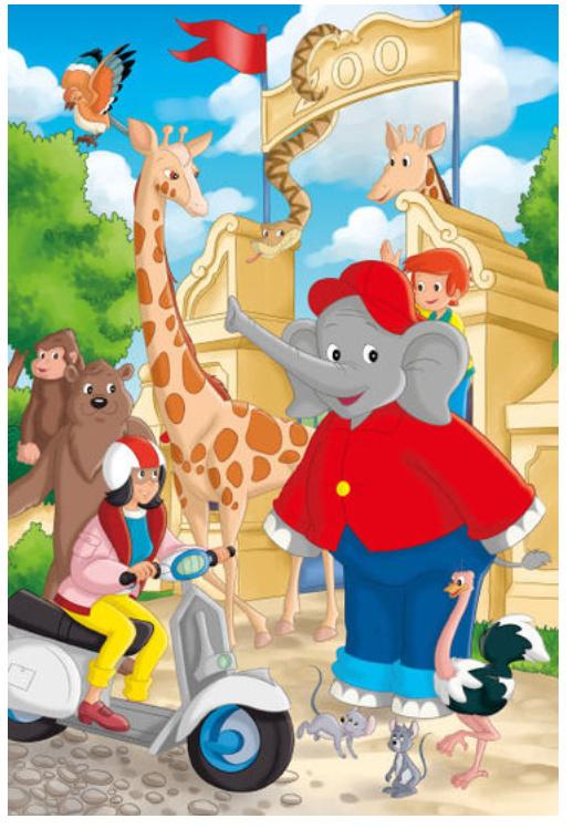 Produktbild Schmidt Spiele - Kinderpuzzle - Benjamin Blümchen, 3x24 Teile 3 von 4