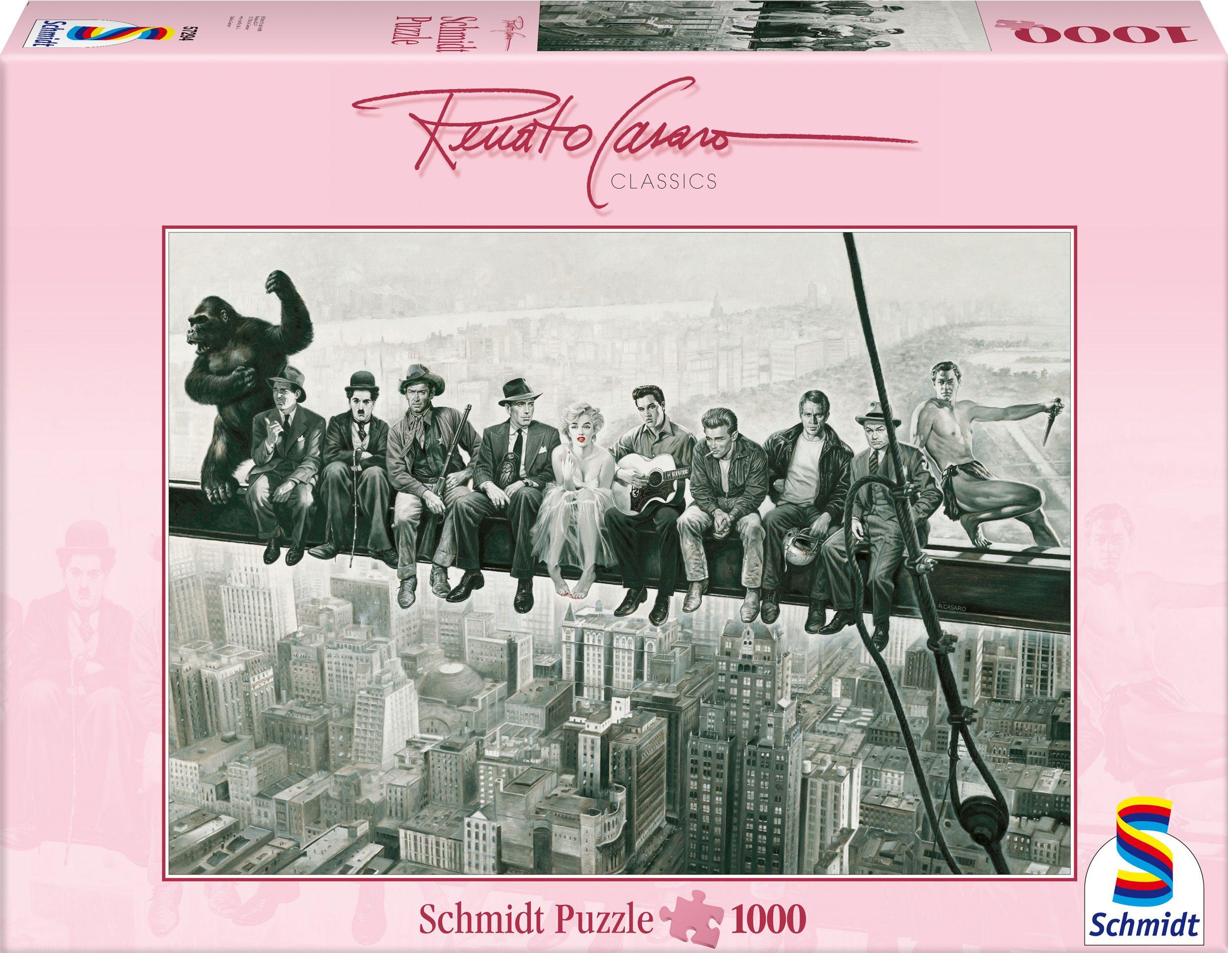 Schmidt Spiele - Puzzle - Panorama Renato Casaro - Drehpause, 1000 Teile