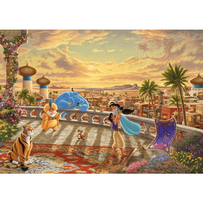 Produktbild Thomas Kinkade Studios: Disney Dreams Collection - Jasmine Dancing in the Desert Sunlight, Aladdin, 1.000 Teile Puzzle 4 von 4