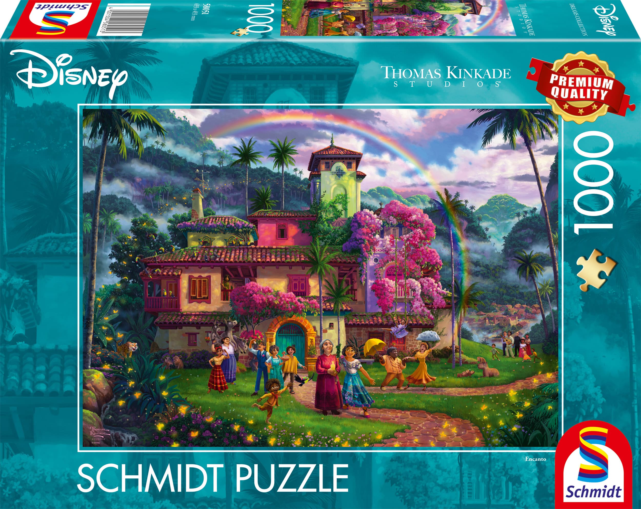 Schmidt Spiele Thomas Kinkade Disney Encanto Puzzle 1000 Teile ab 12 Jahren