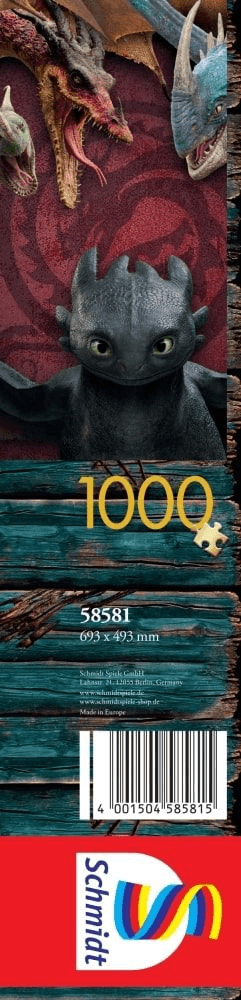 Produktbild Schmidt Spiele - Drachenzähmen leicht gemacht: Dragons are Real, 1.000 Teile Puzzle 4 von 4
