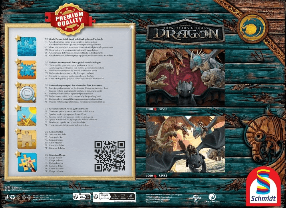 Produktbild Schmidt Spiele - Drachenzähmen leicht gemacht: Dragons are Real, 1.000 Teile Puzzle 3 von 4