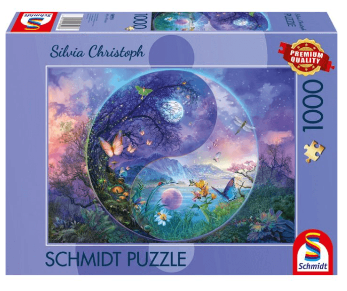 Schmidt Spiele - Silvia Christoph – Yin & Yang Fantastische Insektenwelt 1.000 Teile Puzzle