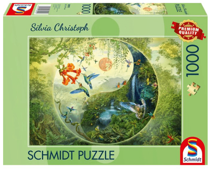 Schmidt Spiele - Silvia Christoph – Yin & Yang im Wald der Kolibris 1.000 Teile Puzzle