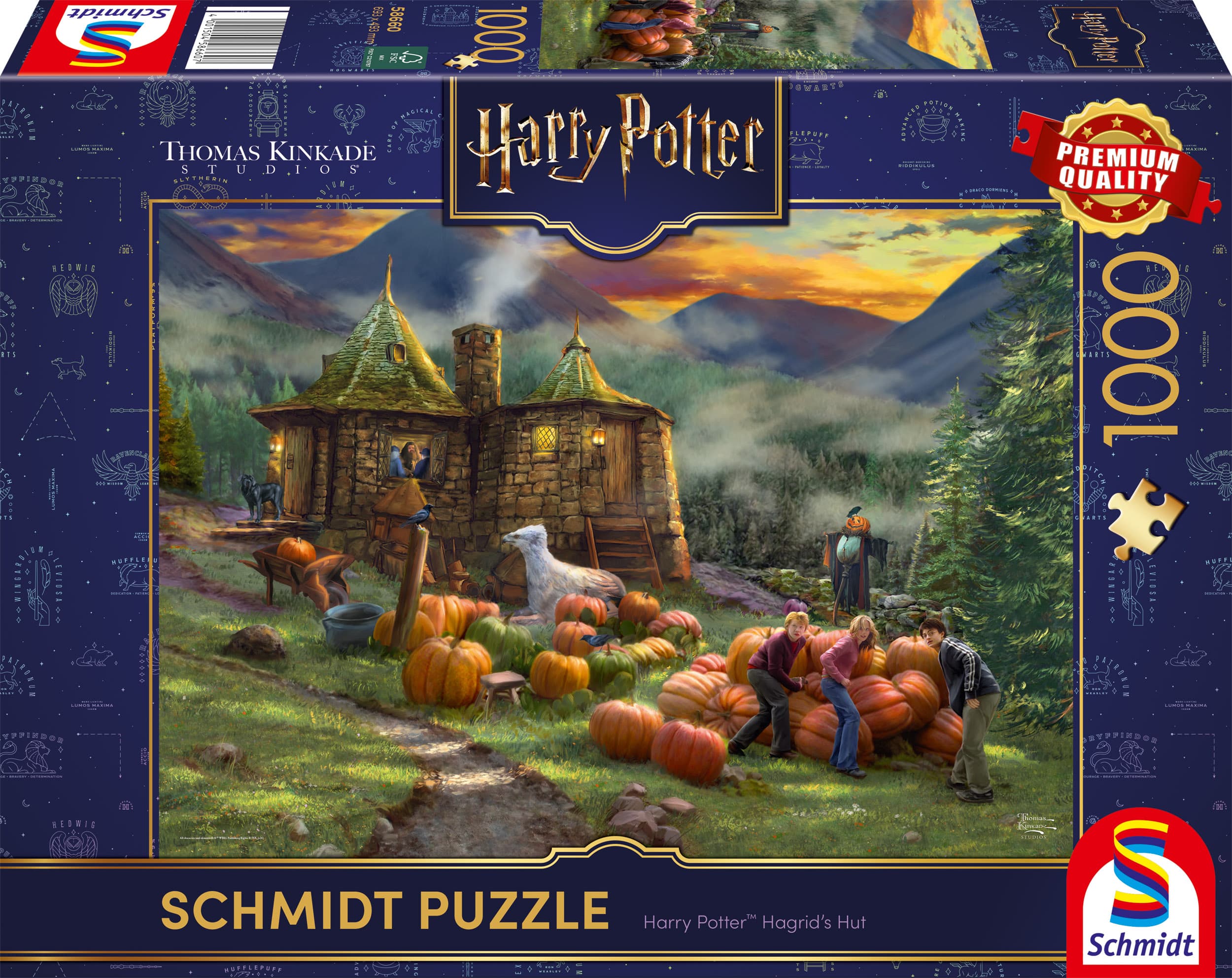 Schmidt Spiele Thomas Kinkade Harry Potter Hagrid’s Hut Puzzle 1000 Teile