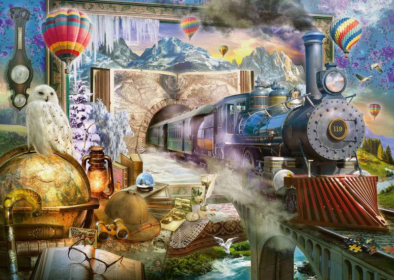Produktbild Schmidt Spiele - Erwachsenenpuzzle - Magische Reise, 1000 Teile 2 von 2