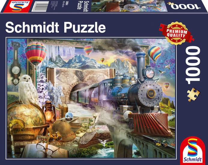 Schmidt Spiele - Erwachsenenpuzzle - Magische Reise, 1000 Teile