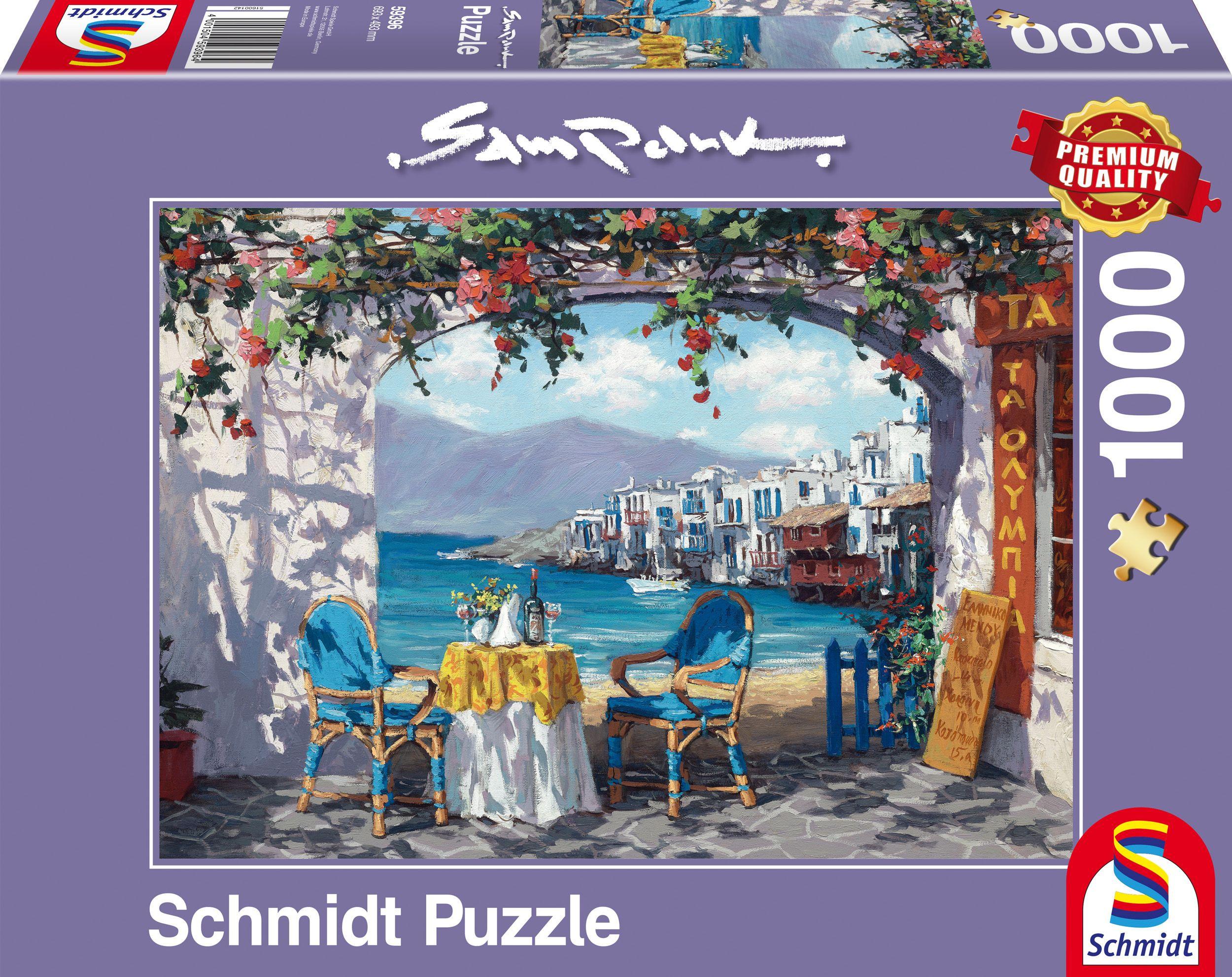 Schmidt Spiele - Puzzle - Rendevous auf Mykonos, 1000 Teile