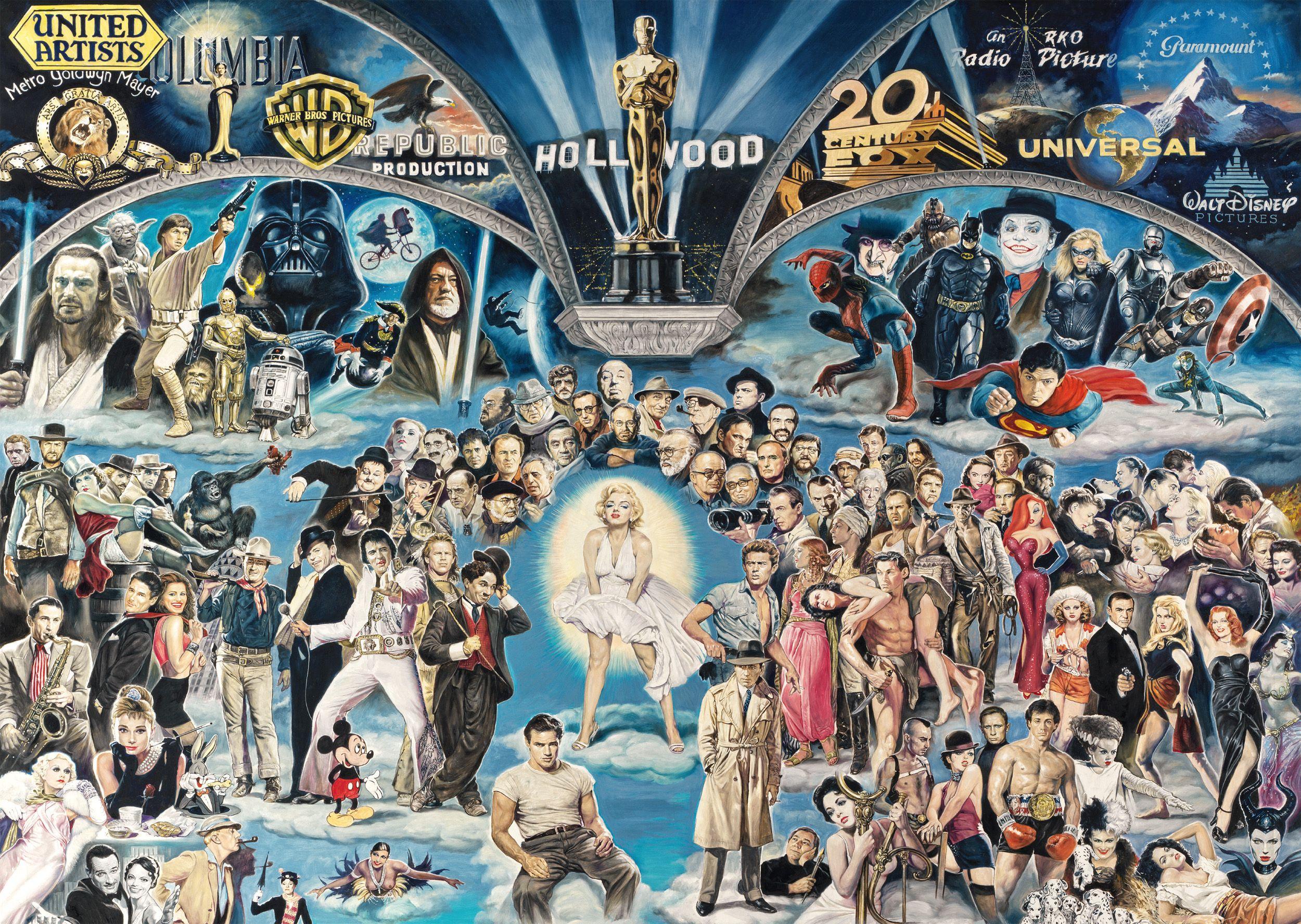 Produktbild Schmidt Spiele - Puzzle - Hollywood, 1000 Teile 2 von 2