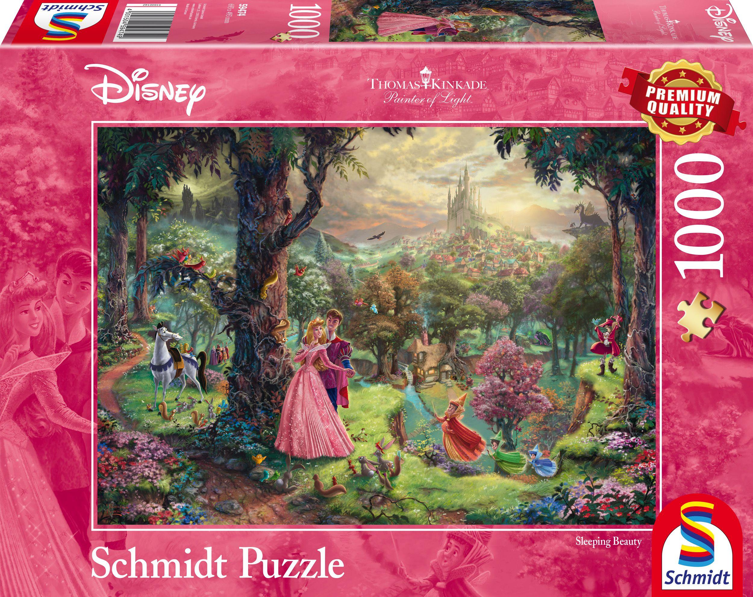 Schmidt Spiele - Puzzle - Disney Dornröschen, 1000 Teile