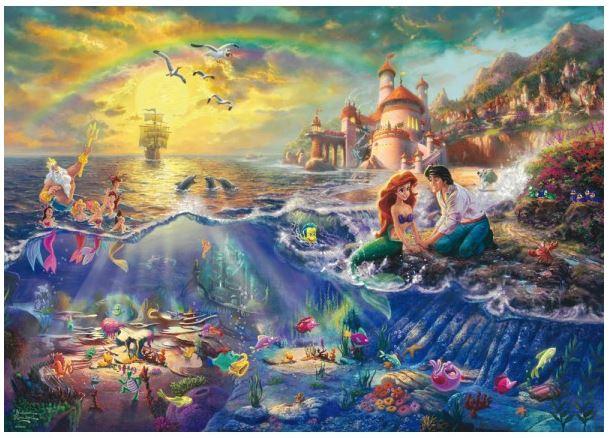 Produktbild Schmidt Spiele - Erwachsenenpuzzle - Thomas Kinkade: Disney Kleine Meerjungfrau Arielle, 1000 Teile 2 von 3