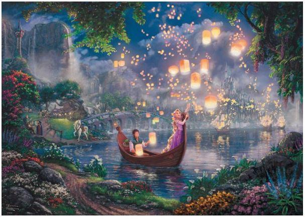 Produktbild Schmidt Spiele - Erwachsenenpuzzle - Thomas Kinkade: Disney Rapunzel, 1000 Teile 2 von 3