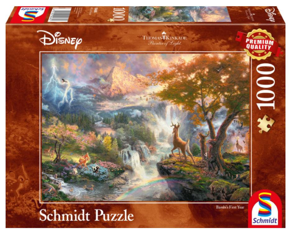 Schmidt Spiele - Puzzle - Bambi, 1000 Teile