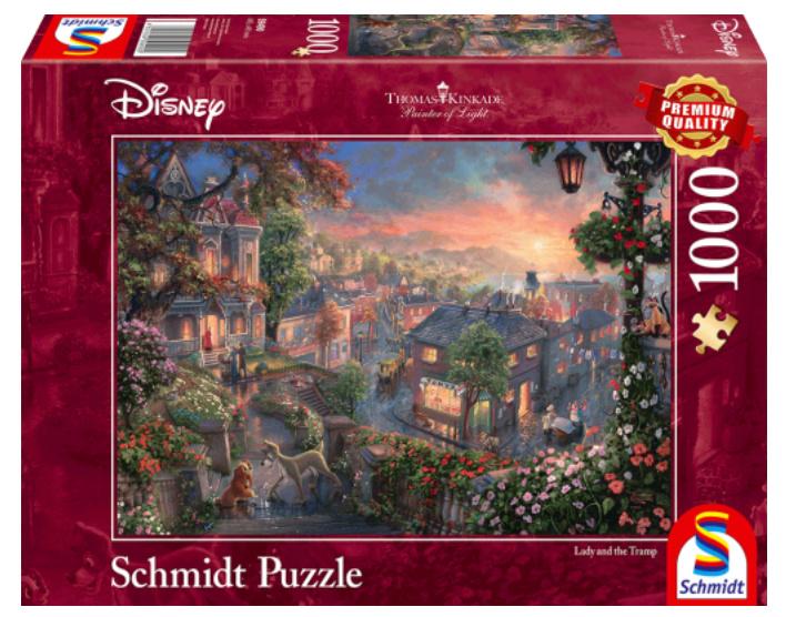 Schmidt Spiele - Erwachsenenpuzzle - Susi und Strolch - Thomas Kinkade, 1000 Teile