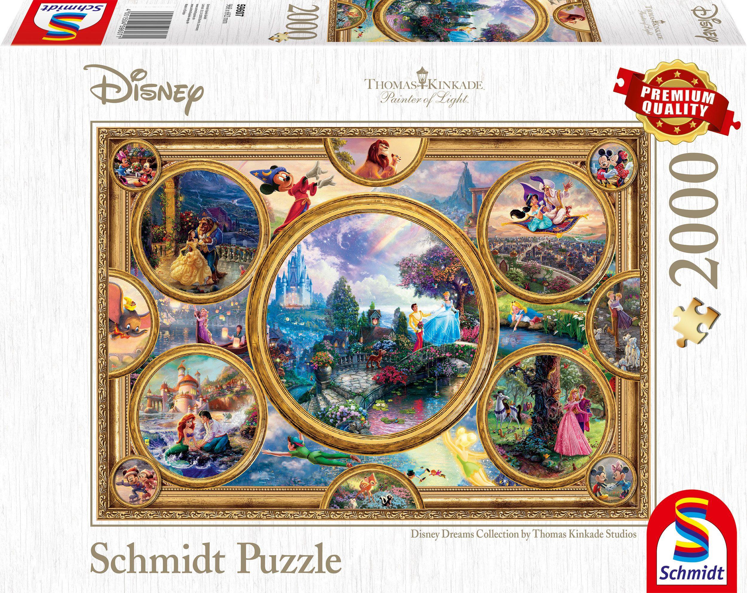 Schmidt Spiele - Puzzle - Disney Dreams Collection, 2000 Teile