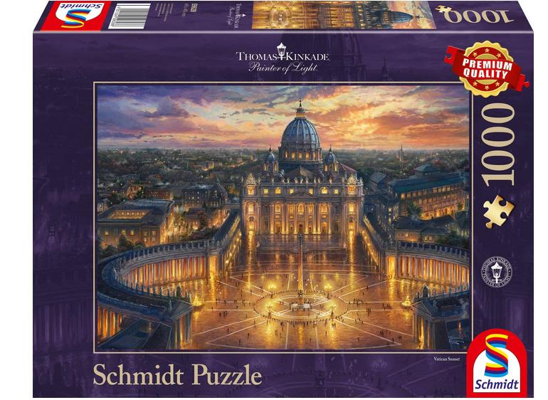 Schmidt Spiele - Erwachsenenpuzzle - Vatikan, Thomas Kinkade, 1000 Teile