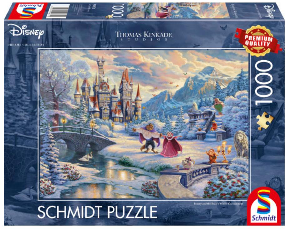 Schmidt Spiele - Erwachsenenpuzzle - Disney, Die Schöne und das Biest