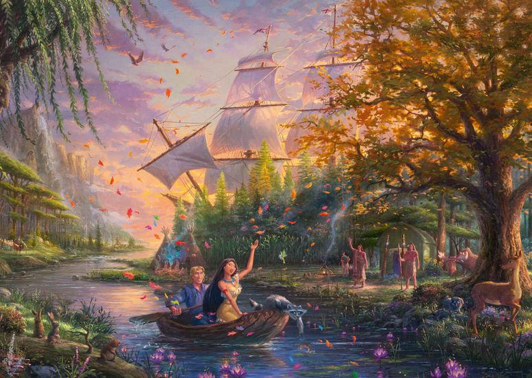 Produktbild Schmidt Spiele - Erwachsenenpuzzle - Disney Pocahontas, 1000 Teile Puzzle 2 von 2