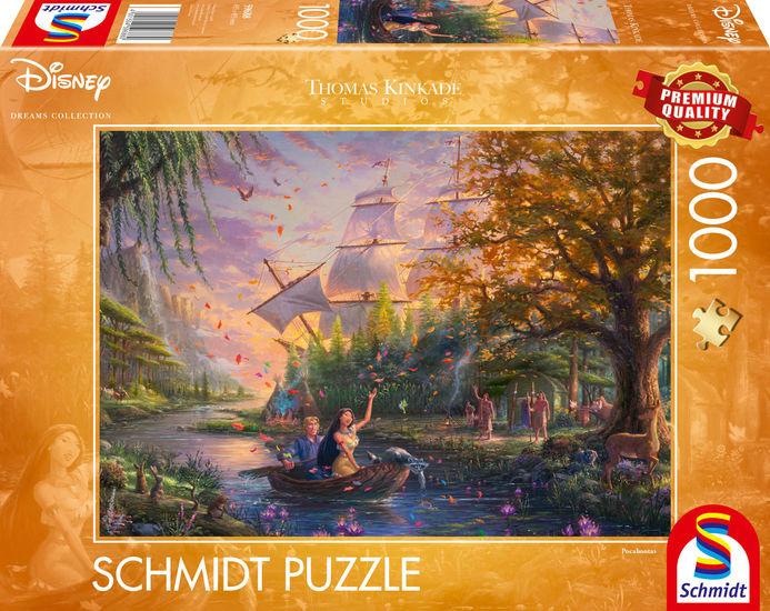 Schmidt Spiele - Erwachsenenpuzzle - Disney Pocahontas, 1000 Teile Puzzle