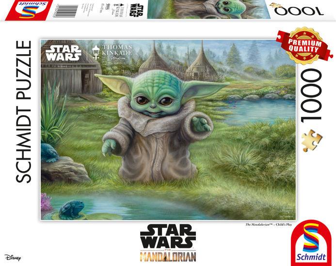 Schmidt Spiele - Erwachsenenpuzzle - The Mandalorian Grogu Das Kind, 1000 Teile